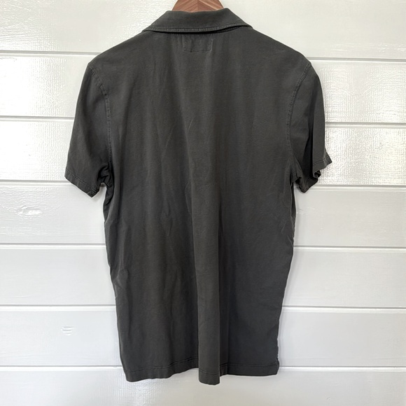 BUCK MASON SUEDED COTTON POLO, M - Picture 2 of 3